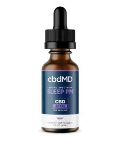 Broad Spectrum CBD PM Oil Tincture BROAD SPECTRUM - MINT - 1500MG - 30 ML