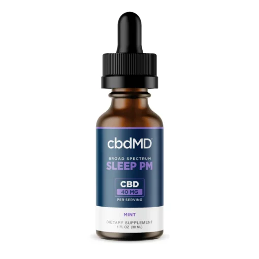 Broad Spectrum CBD PM Oil Tincture BROAD SPECTRUM - MINT - 1500MG - 30 ML